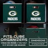 image:imageFranklin Sports NFL Storage Bins  Collapsible Cube Container  Basket  NFL Office Bedroom  Living Room  11x11Green Bay Packers