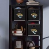 image:imageFranklin Sports NFL Storage Bins  Collapsible Cube Container  Basket  NFL Office Bedroom  Living Room  11x11Jacksonville Jaguars