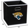 image:imageFranklin Sports NFL Storage Bins  Collapsible Cube Container  Basket  NFL Office Bedroom  Living Room  11x11Jacksonville Jaguars