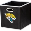 image:imageFranklin Sports NFL Storage Bins  Collapsible Cube Container  Basket  NFL Office Bedroom  Living Room  11x11Jacksonville Jaguars