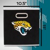 image:imageFranklin Sports NFL Storage Bins  Collapsible Cube Container  Basket  NFL Office Bedroom  Living Room  11x11Jacksonville Jaguars