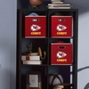 image:imageFranklin Sports NFL Storage Bins  Collapsible Cube Container  Basket  NFL Office Bedroom  Living Room  11x11Kansas City Chiefs