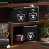 image:imageFranklin Sports NFL Storage Bins  Collapsible Cube Container  Basket  NFL Office Bedroom  Living Room  11x11Las Vegas Raiders