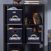 image:imageFranklin Sports NFL Storage Bins  Collapsible Cube Container  Basket  NFL Office Bedroom  Living Room  11x11Los Angeles Chargers