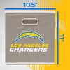 image:imageFranklin Sports NFL Storage Bins  Collapsible Cube Container  Basket  NFL Office Bedroom  Living Room  11x11Los Angeles Chargers