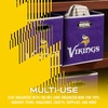 image:imageFranklin Sports NFL Storage Bins  Collapsible Cube Container  Basket  NFL Office Bedroom  Living Room  11x11Minnesota Vikings