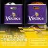 image:imageFranklin Sports NFL Storage Bins  Collapsible Cube Container  Basket  NFL Office Bedroom  Living Room  11x11Minnesota Vikings
