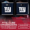 image:imageFranklin Sports NFL Storage Bins  Collapsible Cube Container  Basket  NFL Office Bedroom  Living Room  11x11New York Giants