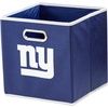 image:imageFranklin Sports NFL Storage Bins  Collapsible Cube Container  Basket  NFL Office Bedroom  Living Room  11x11New York Giants