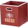 image:imageFranklin Sports NFL Storage Bins  Collapsible Cube Container  Basket  NFL Office Bedroom  Living Room  11x11San Francisco 49ers