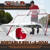 image:imageFranklin Sports NHL Championship Steel Street Hockey Goal  72  Wheels For Easy Rolling  Setup Regulation Training  Game Play HeavyDuty Tubing Construction PreFit Durable Net