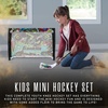 image:imageFranklin Sports NHL Kids Mini Hockey Set  Includes 1 Knee Hockey Goal 2 Mini Sticks  2 Foam Balls  Indoor Toy Youth Goal  Sticks Set  Graffiti