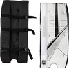 image:imageFranklin Sports NHL Kids Street Hockey Goalie Pads Set  Kids Hockey Training Equipment  Includes Block Pad Catch Glove and Goalie PadsBlackWhite