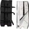 image:imageFranklin Sports NHL Kids Street Hockey Goalie Pads Set  Kids Hockey Training Equipment  Includes Block Pad Catch Glove and Goalie PadsBlackWhite