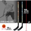 image:imageFranklin Sports NHL Kids Street Hockey Stick Set  Includes 2 Youth Street Hockey Sticks  1 Outdoor Roller Hockey Ball  Perfect Hockey Starter Set for KidsPlayer Sticks