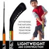 image:imageFranklin Sports NHL Kids Street Hockey Stick Set  Includes 2 Youth Street Hockey Sticks  1 Outdoor Roller Hockey Ball  Perfect Hockey Starter Set for KidsNHL Street Hockey Starter Set  GoaliePlayer Stick