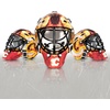 image:imageFranklin Sports NHL Team Logo Mini Hockey Goalie Mask with Case  Collectible Goalie Mask with Official NHL Logos and ColorsCalgary Flames