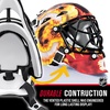 image:imageFranklin Sports NHL Team Logo Mini Hockey Goalie Mask with Case  Collectible Goalie Mask with Official NHL Logos and ColorsCalgary Flames