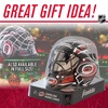 image:imageFranklin Sports NHL Team Logo Mini Hockey Goalie Mask with Case  Collectible Goalie Mask with Official NHL Logos and ColorsCarolina Hurricanes