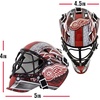 image:imageFranklin Sports NHL Team Logo Mini Hockey Goalie Mask with Case  Collectible Goalie Mask with Official NHL Logos and ColorsDetroit Red Wings
