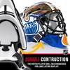 image:imageFranklin Sports NHL Team Logo Mini Hockey Goalie Mask with Case  Collectible Goalie Mask with Official NHL Logos and ColorsEdmonton Oilers