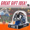 image:imageFranklin Sports NHL Team Logo Mini Hockey Goalie Mask with Case  Collectible Goalie Mask with Official NHL Logos and ColorsEdmonton Oilers