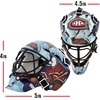image:imageFranklin Sports NHL Team Logo Mini Hockey Goalie Mask with Case  Collectible Goalie Mask with Official NHL Logos and ColorsMontreal Canadiens