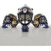 image:imageFranklin Sports NHL Team Logo Mini Hockey Goalie Mask with Case  Collectible Goalie Mask with Official NHL Logos and ColorsNashville Predators