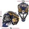 image:imageFranklin Sports NHL Team Logo Mini Hockey Goalie Mask with Case  Collectible Goalie Mask with Official NHL Logos and ColorsNashville Predators