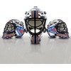 image:imageFranklin Sports NHL Team Logo Mini Hockey Goalie Mask with Case  Collectible Goalie Mask with Official NHL Logos and ColorsNew York Rangers