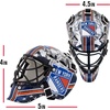 image:imageFranklin Sports NHL Team Logo Mini Hockey Goalie Mask with Case  Collectible Goalie Mask with Official NHL Logos and ColorsNew York Rangers