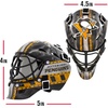 image:imageFranklin Sports NHL Team Logo Mini Hockey Goalie Mask with Case  Collectible Goalie Mask with Official NHL Logos and ColorsPittsburgh Penquins