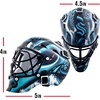 image:imageFranklin Sports NHL Team Logo Mini Hockey Goalie Mask with Case  Collectible Goalie Mask with Official NHL Logos and ColorsSeattle Kraken