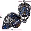image:imageFranklin Sports NHL Team Logo Mini Hockey Goalie Mask with Case  Collectible Goalie Mask with Official NHL Logos and ColorsSt Louis Blues 2
