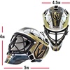 image:imageFranklin Sports NHL Team Logo Mini Hockey Goalie Mask with Case  Collectible Goalie Mask with Official NHL Logos and ColorsVegas Golden Knights