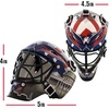 image:imageFranklin Sports NHL Team Logo Mini Hockey Goalie Mask with Case  Collectible Goalie Mask with Official NHL Logos and ColorsWashington Capitals