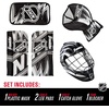 image:imageFranklin Sports NHL Youth Knee Hockey Goalie Pads  Helmet Set  Kids Knee  Mini Hockey Goalie Gear  Equipment  2 Leg Pads Catch Glove Blocker  Mask IncludedBlackWhiteGray