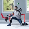 image:imageFranklin Sports NHL Youth Knee Hockey Goalie Pads  Helmet Set  Kids Knee  Mini Hockey Goalie Gear  Equipment  2 Leg Pads Catch Glove Blocker  Mask IncludedBlackWhiteGray