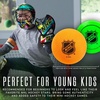image:imageFranklin Sports NHL Youth Knee Hockey Goalie Pads  Helmet Set  Kids Knee  Mini Hockey Goalie Gear  Equipment  2 Leg Pads Catch Glove Blocker  Mask Included  Graffiti