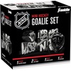 image:imageFranklin Sports NHL Youth Knee Hockey Goalie Pads  Helmet Set  Kids Knee  Mini Hockey Goalie Gear  Equipment  2 Leg Pads Catch Glove Blocker  Mask IncludedBlackWhiteGray