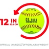 image:imageFranklin Sports Official Game Softballs  OL3000 Fastpitch 12 Inch Yellow Softballs  Official Size  Weight Tournament Balls for Practice  Games  1 Softball12Inch