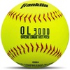 image:imageFranklin Sports Official Game Softballs  OL3000 Fastpitch 12 Inch Yellow Softballs  Official Size  Weight Tournament Balls for Practice  Games  1 Softball12Inch