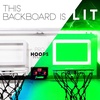 image:imageFranklin Sports Over The Door Indoor LED Basketball HoopsSteel Rim Mini BasketIncludes Ball and PumpLight Up BackboardLight Up Double Hoops