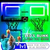 image:imageFranklin Sports Over The Door Indoor LED Basketball HoopsSteel Rim Mini BasketIncludes Ball and PumpLight Up BackboardLight Up Double Hoops