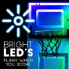 image:imageFranklin Sports Over The Door Indoor LED Basketball HoopsSteel Rim Mini BasketIncludes Ball and PumpLight Up BackboardLight Up Double Hoops