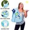 image:imageFranklin Sports Pickleball Bags  Sling Bag Backpack for Gear  Equipment  Men  Women  Holds Paddles Balls  AccessoriesCarolina Blue