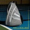 image:imageFranklin Sports Pickleball Bags  Sling Bag Backpack for Gear  Equipment  Men  Women  Holds Paddles Balls  AccessoriesGray