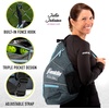 image:imageFranklin Sports Pickleball Bags  Sling Bag Backpack for Gear  Equipment  Men  Women  Holds Paddles Balls  AccessoriesGrayBlue