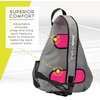 image:imageFranklin Sports Pickleball Bags  Sling Bag Backpack for Gear  Equipment  Men  Women  Holds Paddles Balls  AccessoriesGrayPink