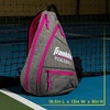 image:imageFranklin Sports Pickleball Bags  Sling Bag Backpack for Gear  Equipment  Men  Women  Holds Paddles Balls  AccessoriesGrayPink